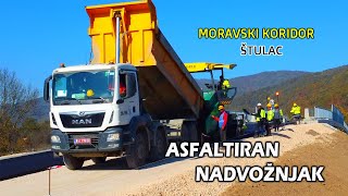 MORAVSKI KORIDOR Asfaltiran nadvožnjak Štulac 4112024 [upl. by Stefa]