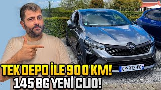 Tek depo ile 900 km ve 145 BG Yeni Renault Clio eTech hybrid test sürüşü [upl. by Annuahsal839]