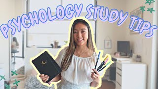 Psychology Study Tips for Uni  HOW TO GET A FIRST CLASS in Psychology 🧠 [upl. by Swetiana265]