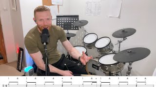 How To Play The Drum Beat From quotDont You Forget About Mequot by Simple Minds [upl. by Azile]