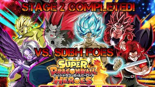 Stage 2 of Super Dragon Ball Heroes Special Battle All Missions Completed DBZ Dokkan Battle [upl. by Neerod619]