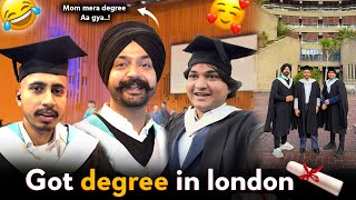 My university convocation in London  Indian Student in UK  kevin patel vlogs [upl. by Ennaed742]