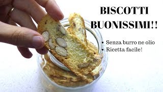 BISCOTTI BUONISSIMI Senza Grassi Ricetta FACILISSIMA e VELOCE  RICETTE DI GABRI [upl. by Anyalram689]