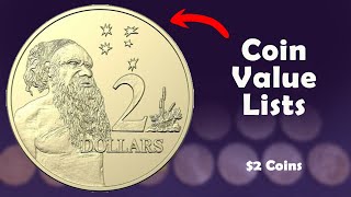 Coin Value Lists ✅ 2 Coins [upl. by Tema]