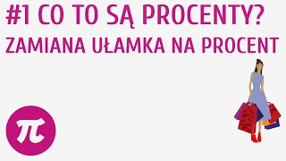 Co to są procenty  Zamiana ułamka na procent 1  Procenty [upl. by Deina3]