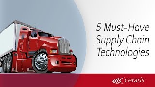 5 Must Have Supply Chain Technologies [upl. by Ecitsuj]