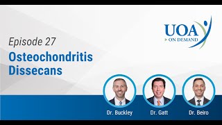 UOA on Demand Osteochondritis Dissecans [upl. by Lamdin]