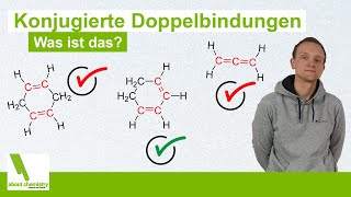 Konjugierte Doppelbindungen  Was ist das  Chemie für Mediziner  about chemistry [upl. by Hescock]