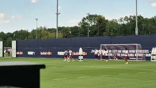 RB Leipzig Training Flanken und Abschlüsse mit Dummy und passiven Gegenspieler [upl. by Pavel864]