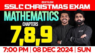 SSLC Christmas Exam  Mathematics  Chapter 789  Xylem SSLC [upl. by Chilton558]