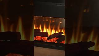 Check out the Top light on the Dimplex Ultra electric fireplace fireplace electricfireplace [upl. by Ahsasal115]