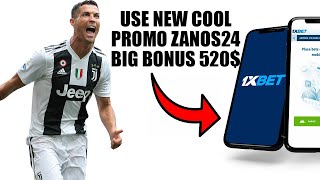 PROMO CODE 1XBET  ZANOS24  USE AT REGISTRATION BONUS 550  PROMO CODE 1XBET 2024 [upl. by Ewart]