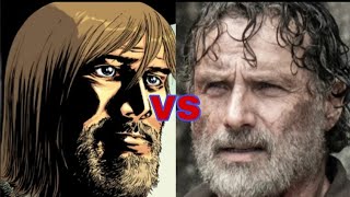 Comic Rick Grimes vs TV Rick Grimes The Walking Dead [upl. by Hamas]