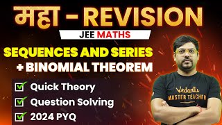 Sequence amp Series  Binomial Theorem  Theory Questions PYQs  JEE 2024 April Attempt  Harsh Sir [upl. by Anabella]