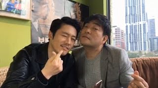 보통사람＜VLIVE 20170331＞손현주＆장혁 Jang Hyuk Son HyunJu チャン・ヒョクソンヒョンジュ [upl. by Nudnarb]