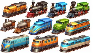 Top 20 Trains  Different Types of Railway Vehicles [upl. by Whitby138]