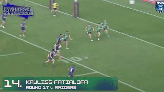 JERSEY FLEGG TOP TRIES PART I  NZ WARRIORS [upl. by Gabriele668]