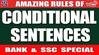 CONDITIONAL SENTENCES  ENGLISH  BANK amp SSC SPECIAL [upl. by Tioneb]