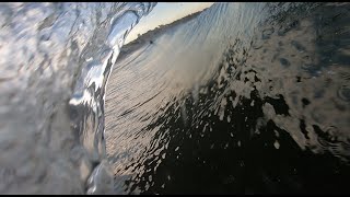 Bodyboard al amanecer Reñaca Chile Enero 2022  POV GOPRO [upl. by Adnawyt280]