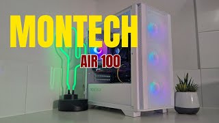 Montech Air 100  Gaming PC build [upl. by Neerual922]