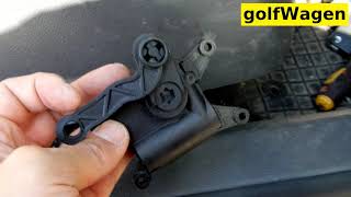 VW Golf 5 motor temperature flap change V159 [upl. by Reerg]