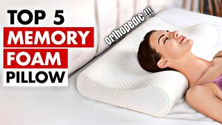 Top 5 Best Memory Foam Pillow In India 2024  Pillow for Neck and Shoulder Pain  Best Pillow 2024 [upl. by Halima]