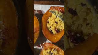 Cranberry Pecan Quinoa Stuffed Acorn Squash [upl. by Becket]