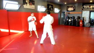 Boxing vs JiuJitsu at Dojo Americana BJJ and Self Defense in Vista CA [upl. by Lamee887]