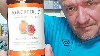 New In Tesco  Rekorderlig Blood Orange Cider Review [upl. by Worthington]