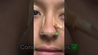 Contour your nose like this nosecontour nosecontourtutorial IPSY [upl. by Eedebez]