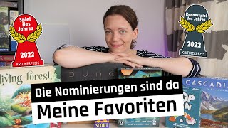 Spiel des Jahres 2022 Die nominierten und empfohlenen Spiele  Meine Favoriten [upl. by Wong]