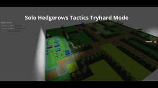 Solo Hedgerows Tactics Tryhard Mode  Noobs In Combat Roblox [upl. by Cottrell]