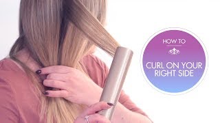 How To Curl Your Hair With The TYME Iron Pro Right Side Instruction [upl. by Tneicniv]