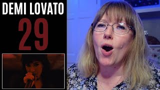 Vocal Coach Reacts to Demi Lovato 29 LIVE [upl. by Surbeck]