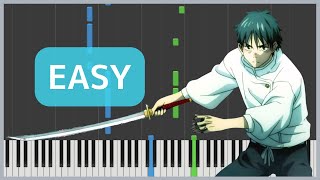 One WayIchizu  Jujutsu Kaisen  Theme Song  King Gnu Piano Sheet Music  Easy  Beginner [upl. by Liuka627]