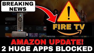 FIRESTICK BLOCKS 2 HUGE APPS [upl. by Orelia375]