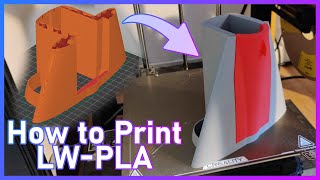 How to print with super light but strong using LWPLA  My Settings [upl. by Casper71]