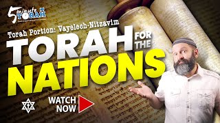 VayelechNitzavim  5 Minute Torah  Messianic Commentary on the weekly Torah Portion [upl. by Jojo]