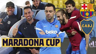 🔥 BARÇA ARE IN RIYADH FOR THE MARADONA CUP VS BOCA JUNIORS [upl. by Aienahs]