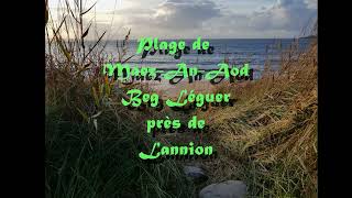 Lannion Découvrez la plage Maez An Aoz à Beg Léguer [upl. by Llenrep]