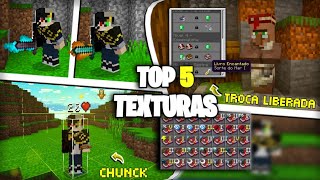 🔥 TOP 5 TEXTURAS ÚTEIS PARA MINECRAFT PE 121 Bedrock 2024 [upl. by Yllil148]