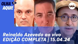 🔴 Reinaldo Azevedo ao vivo CNJ afasta juízes da Lava Jato caso Musk e falas de Glenn Greenwald [upl. by Ellebyam]