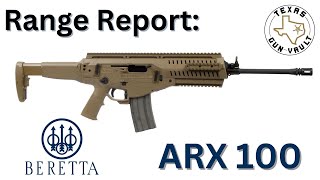 Range Report Beretta ARX 100 556 rifle in FDE [upl. by Ttej]