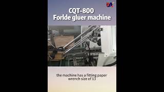 cardboard box boxmakingmachine foldergluer [upl. by Nwahsel]