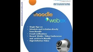 Moodle WebEx Integration [upl. by Raynah351]