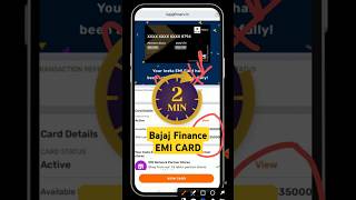 Bajaj finance card kaise banaye 2024 bajajfinancecard shorts [upl. by Rehpotsyrk]