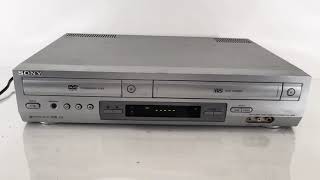 SONY SLVD300P DVD VCR COMBO DVDVHS CASSETTE TAPE PLAYER [upl. by Ardnuek824]