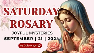 HOLY ROSARY SATURDAY 🔴 JOYFUL MYSTERIES OF THE ROSARY🌹SEPTEMBER 21 2024  PRAY FOR TRUST [upl. by Aihsenek869]