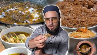 Exploring Hidden Food Shops  Chinioti Biryani  Desi Murgha and Beef Karahi Faisalabad [upl. by Nodal]