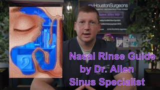 How To Rinse Your Nose Properly  Everything You Need To Know  Dr Allen  Sinus Specialist [upl. by Ridglea489]